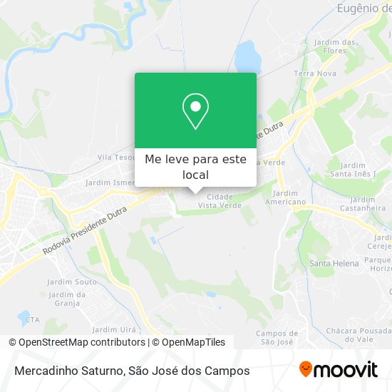 Mercadinho Saturno mapa