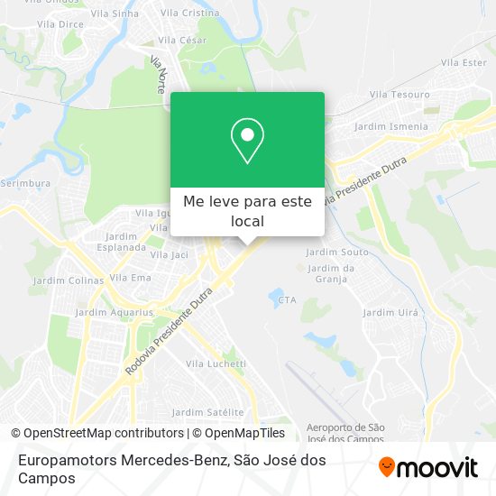 Europamotors Mercedes-Benz mapa