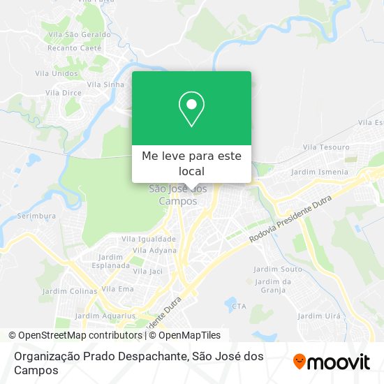 Organização Prado Despachante mapa