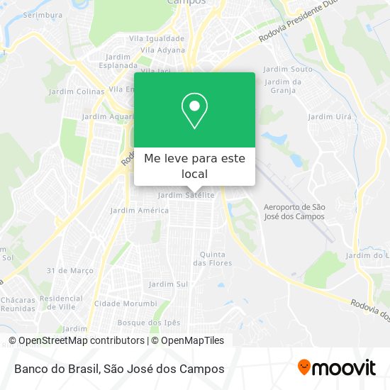 Banco do Brasil mapa