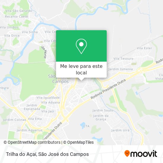 Trilha do Açaí mapa