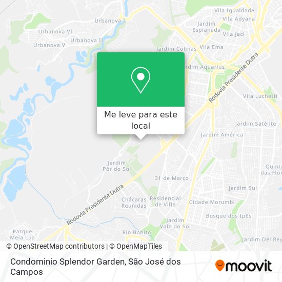 Condominio Splendor Garden mapa