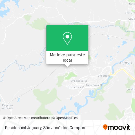 Residencial Jaguary mapa