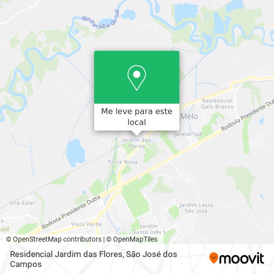 Residencial Jardim das Flores mapa