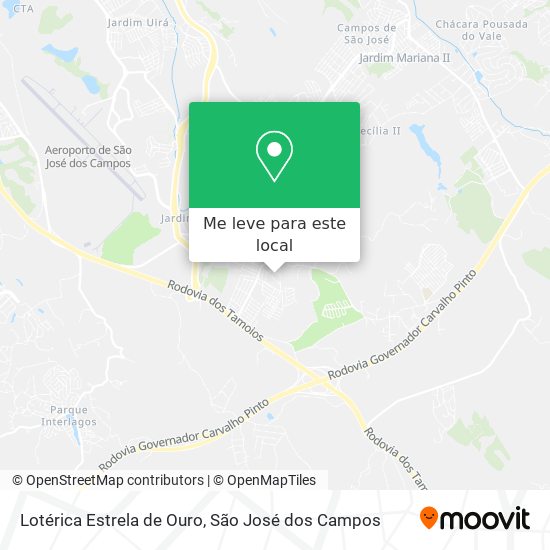 Lotérica Estrela de Ouro mapa