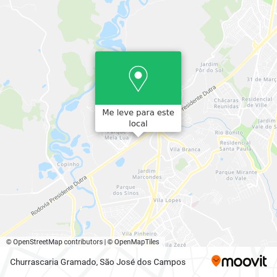 Churrascaria Gramado mapa