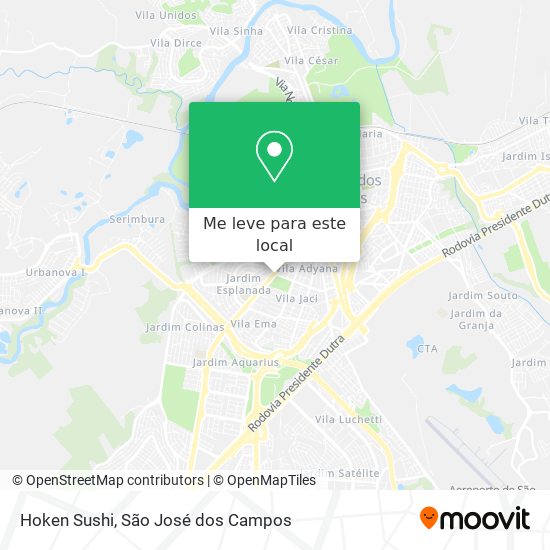 Hoken Sushi mapa
