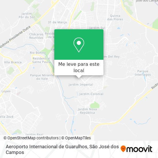 Aeroporto Internacional de Guarulhos mapa