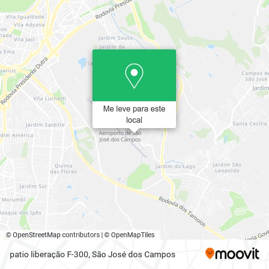 patio liberação F-300 mapa