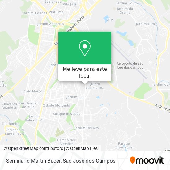 Seminário Martin Bucer mapa