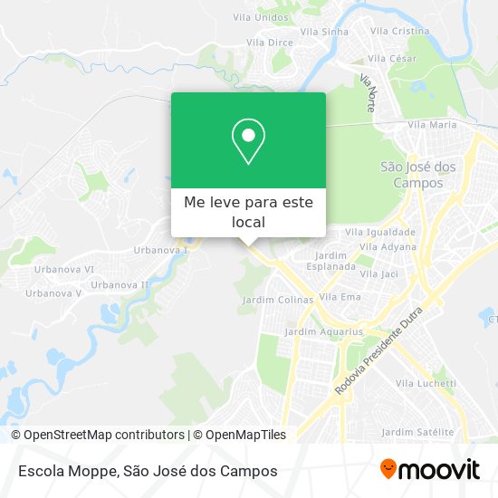 Escola Moppe mapa