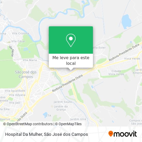 Hospital Da Mulher mapa