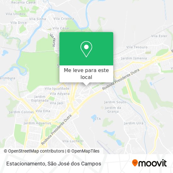 Estacionamento mapa