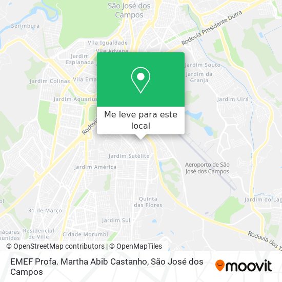 EMEF Profa. Martha Abib Castanho mapa