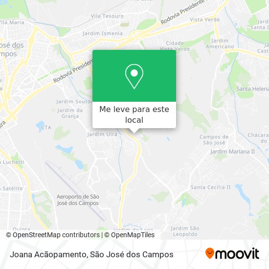 Joana Acãopamento mapa