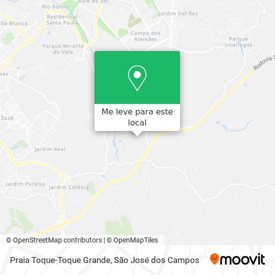 Praia Toque-Toque Grande mapa