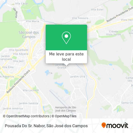 Pousada Do Sr. Nabor mapa