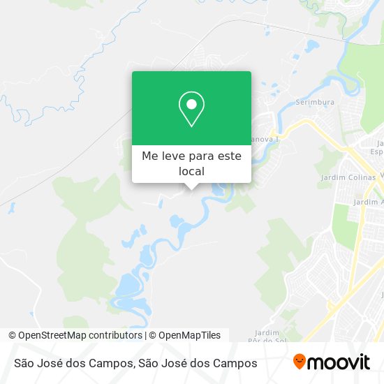 São José dos Campos mapa