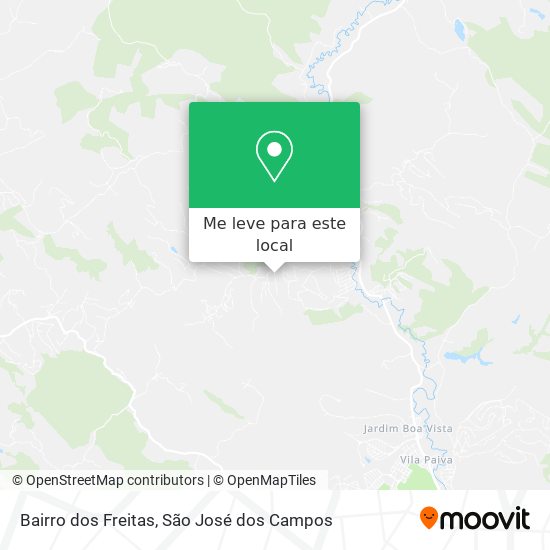 Bairro dos Freitas mapa