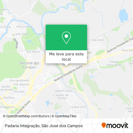 Padaria Integração mapa