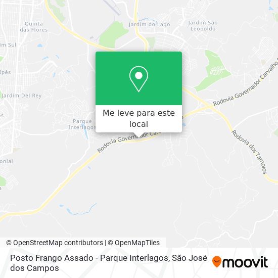 Posto Frango Assado - Parque Interlagos mapa