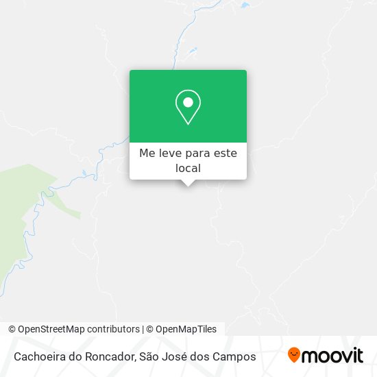 Cachoeira do Roncador mapa