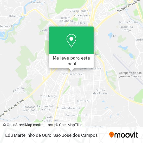 Edu Martelinho de Ouro mapa