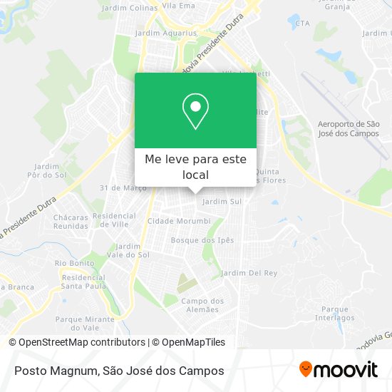 Posto Magnum mapa