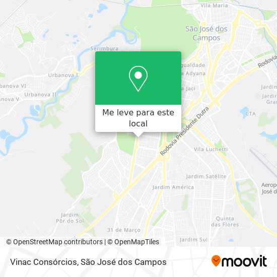 Vinac Consórcios mapa