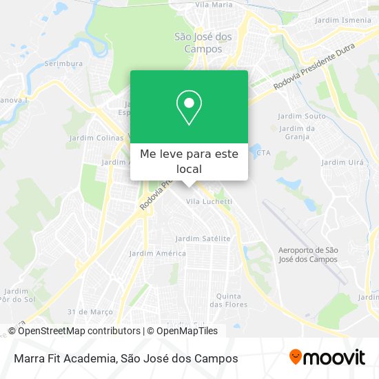 Marra Fit Academia mapa