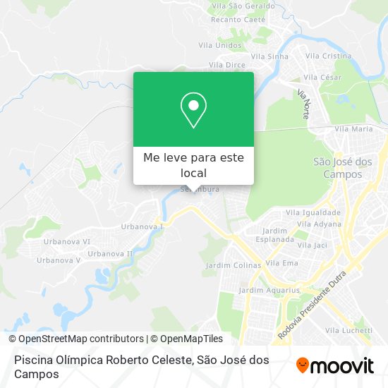 Piscina Olímpica Roberto Celeste mapa