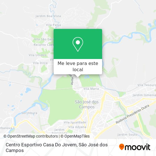 Centro Esportivo Casa Do Jovem mapa