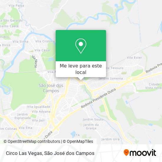 Circo Las Vegas mapa