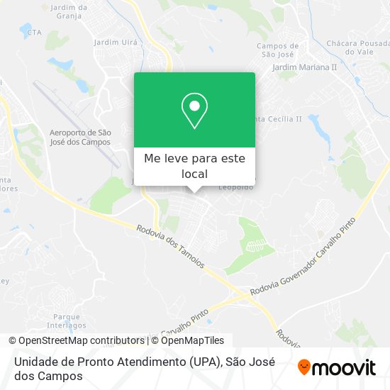 Unidade de Pronto Atendimento (UPA) mapa