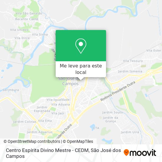 Centro Espírita Divino Mestre - CEDM mapa