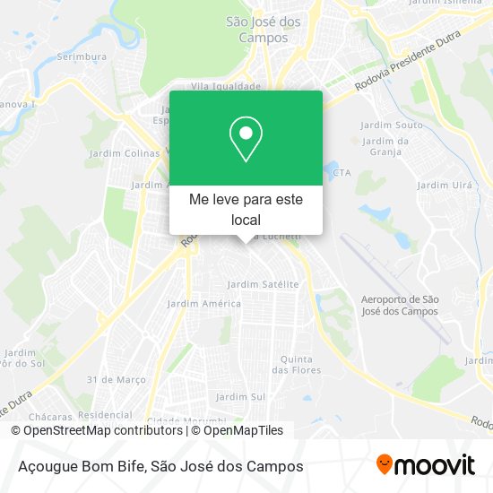 Açougue Bom Bife mapa