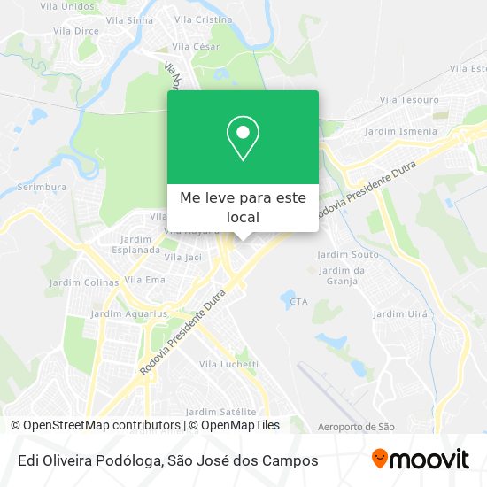 Edi Oliveira Podóloga mapa