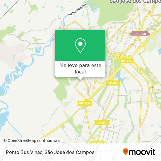 Ponto Bus Vinac mapa