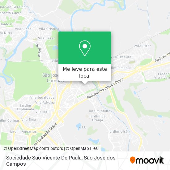 Sociedade Sao Vicente De Paula mapa