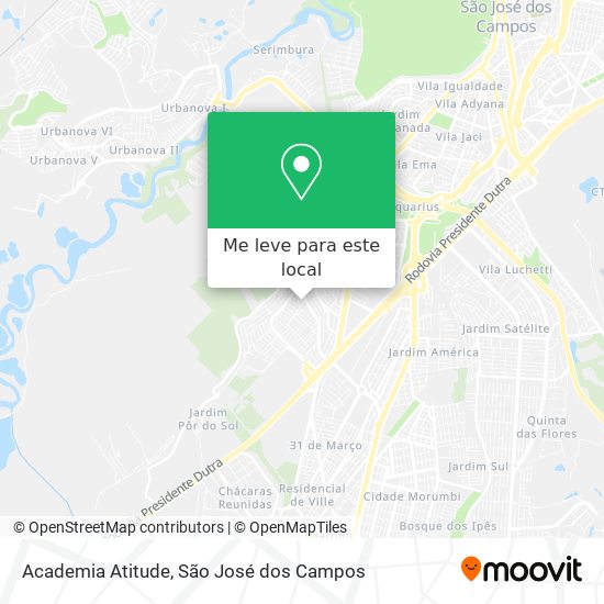 Academia Atitude mapa