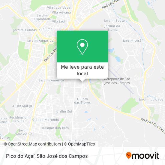 Pico do Açaí mapa