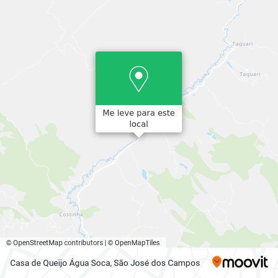Casa de Queijo Água Soca mapa