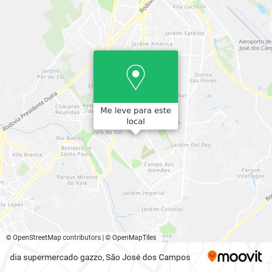 dia supermercado gazzo mapa