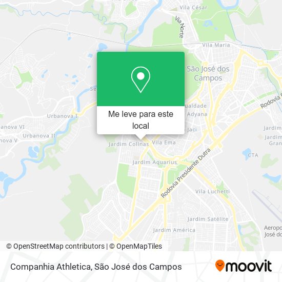 Companhia Athletica mapa