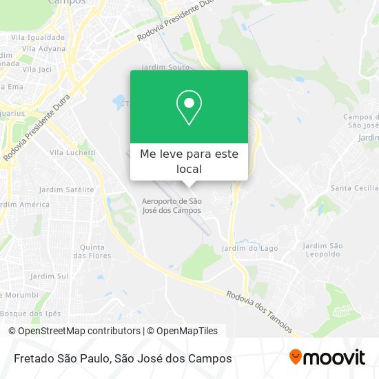 Fretado São Paulo mapa