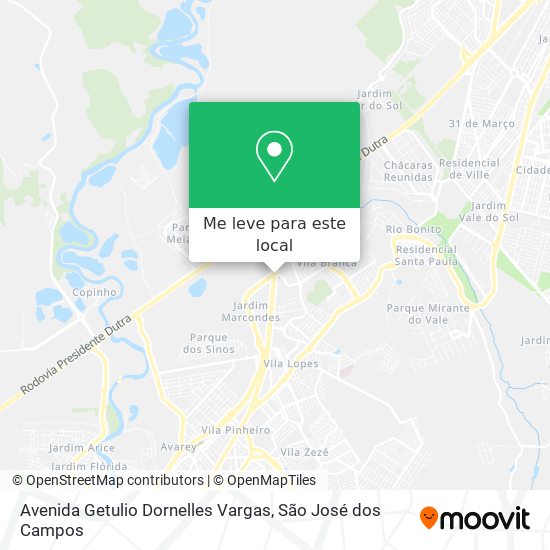 Avenida Getulio Dornelles Vargas mapa