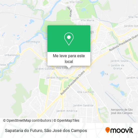 Sapataria do Futuro mapa