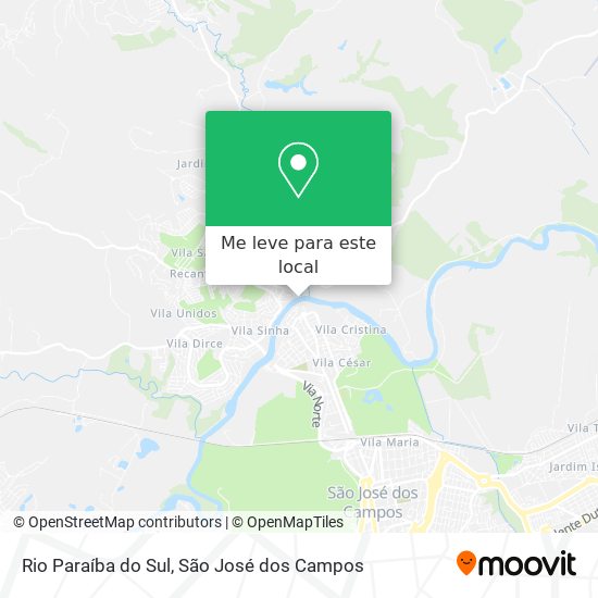 Rio Paraíba do Sul mapa