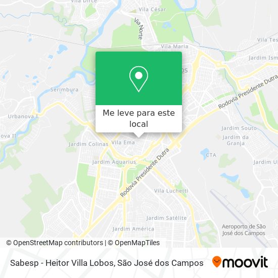 Sabesp - Heitor Villa Lobos mapa