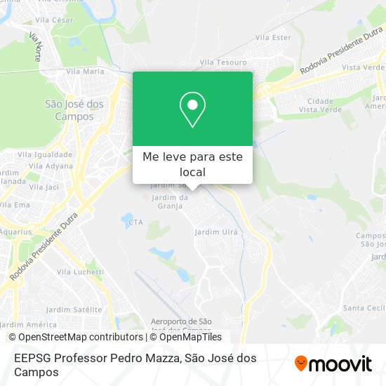 EEPSG Professor Pedro Mazza mapa